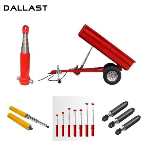 Cilindro hidráulico del remolque volquete